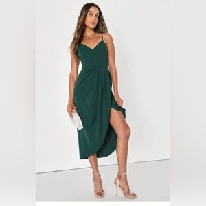 Lulus green dress worn once
